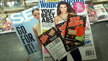 magazines and pop rocks